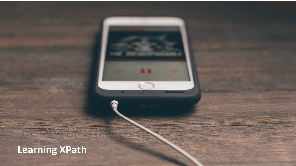 XPath Basics Learning XPath 