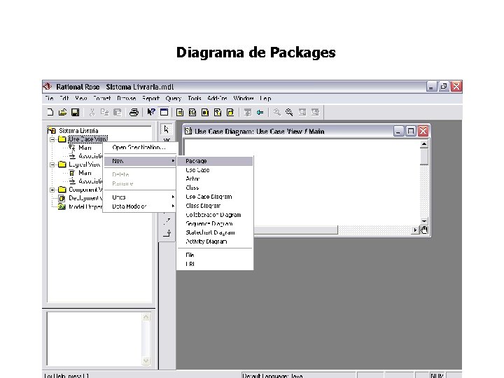Diagrama de Packages 