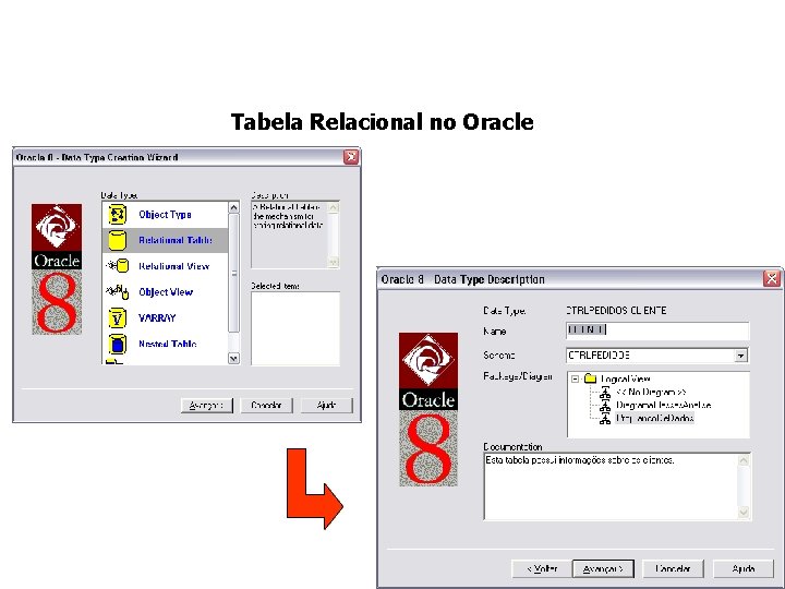 Tabela Relacional no Oracle 