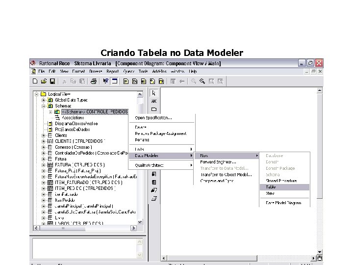 Criando Tabela no Data Modeler 