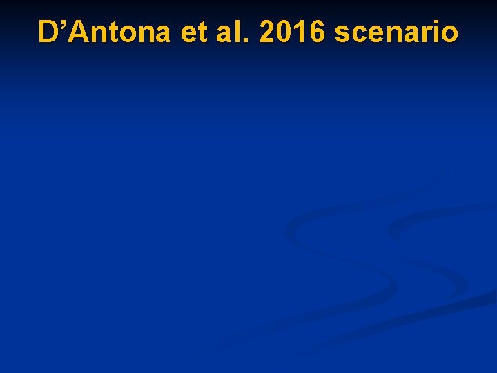 D’Antona et al. 2016 scenario 
