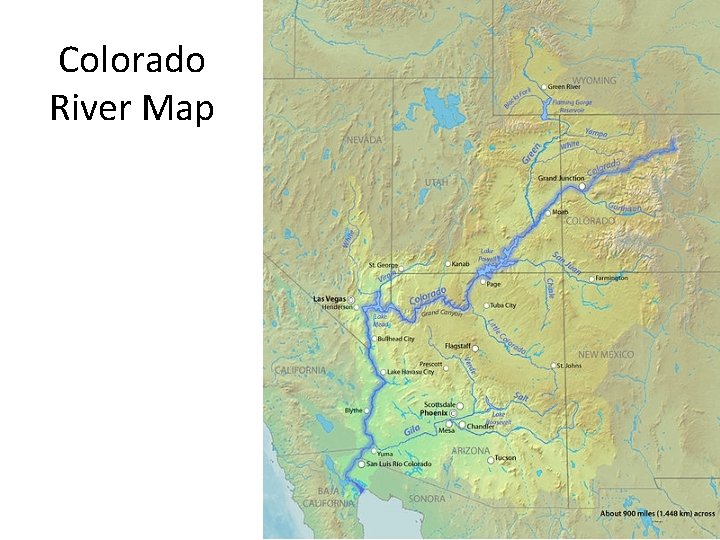 Colorado River Map 