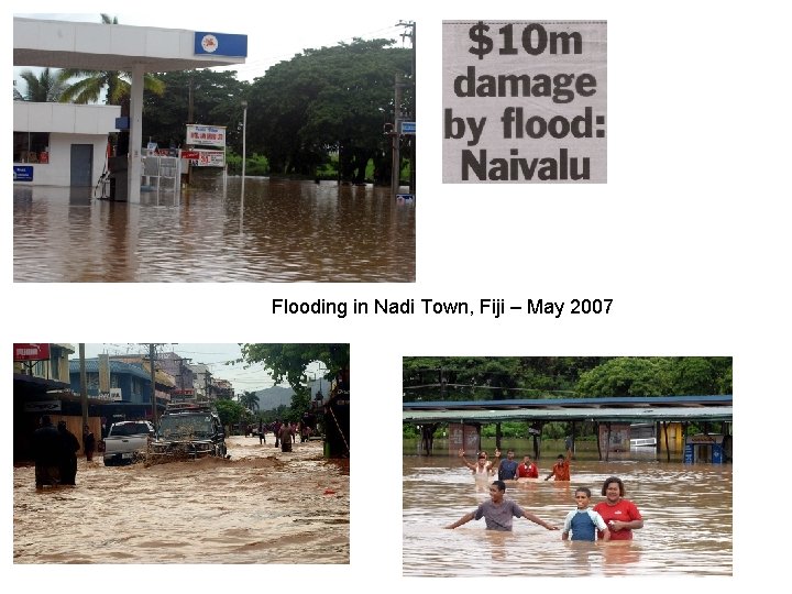 Flooding in Nadi Town, Fiji – May 2007 