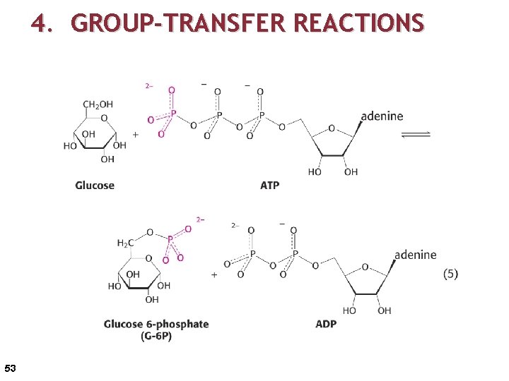 4. GROUP-TRANSFER REACTIONS 53 