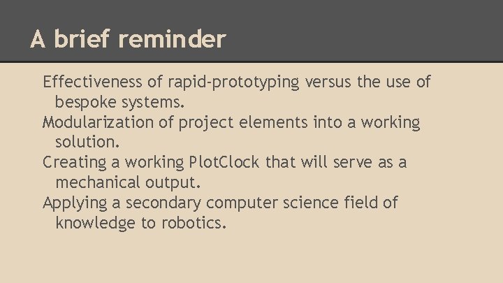Integrating realtime image processing into rapid prototype robotics