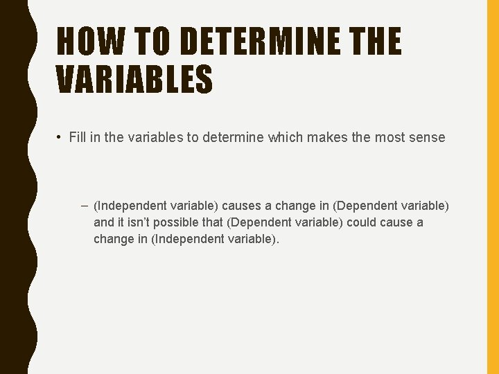 GRAPHS HOW TO SET UP SUCCESSFUL GRAPHS VARIABLES