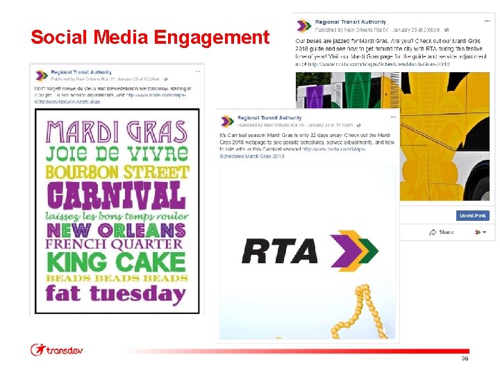 Social Media Engagement 38 