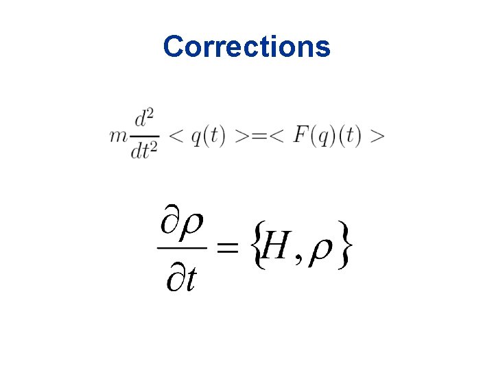 Corrections 