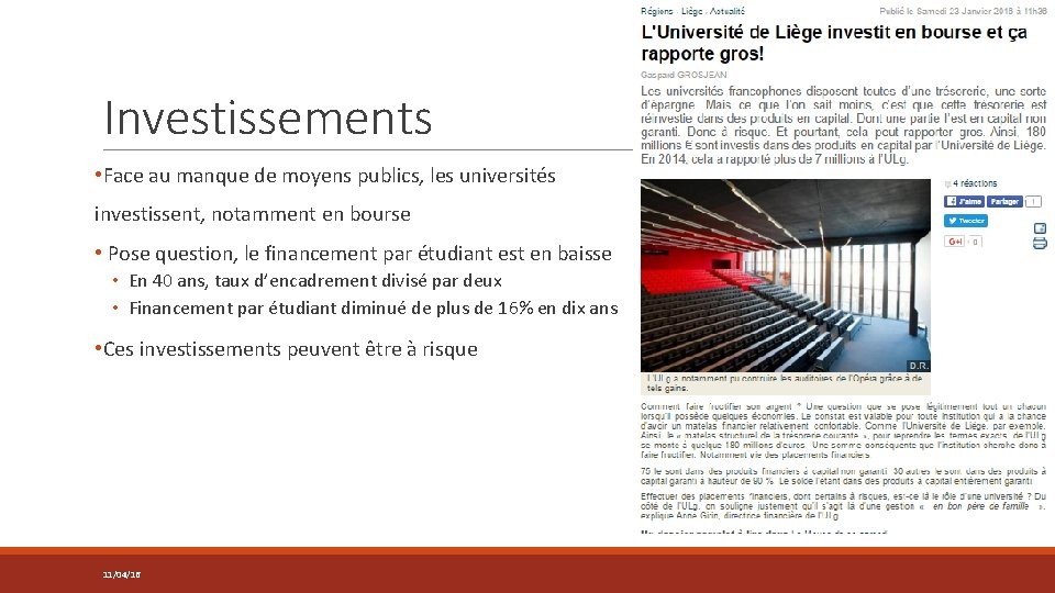 Investissements • Face au manque de moyens publics, les universités investissent, notamment en bourse