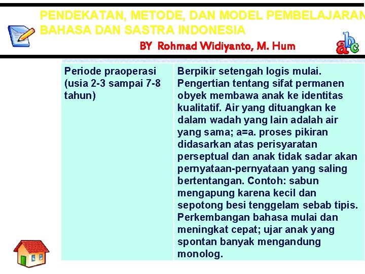 PENDEKATAN, METODE, DAN MODEL PEMBELAJARAN BAHASA DAN SASTRA INDONESIA BY Rohmad Widiyanto, M. Hum