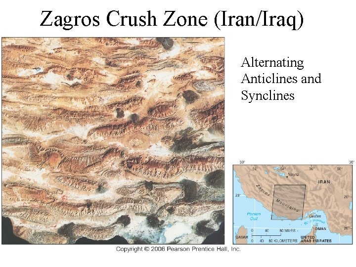 Zagros Crush Zone (Iran/Iraq) Alternating Anticlines and Synclines 