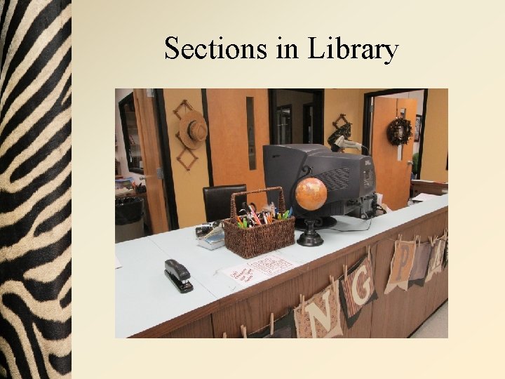Sections in Library 