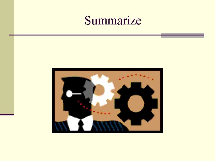 Summarize 
