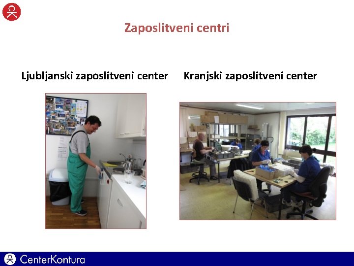 Zaposlitveni centri Ljubljanski zaposlitveni center Kranjski zaposlitveni center 