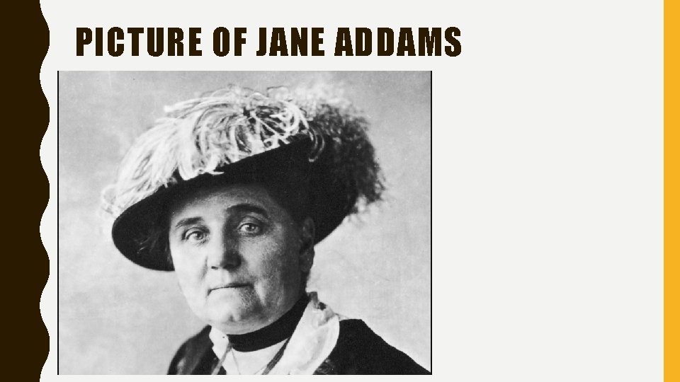 PICTURE OF JANE ADDAMS 