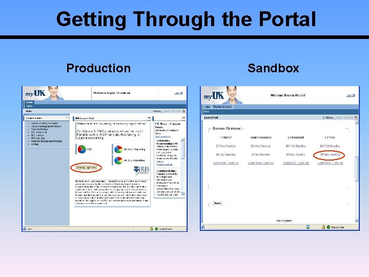 Getting Through the Portal Production Sandbox 