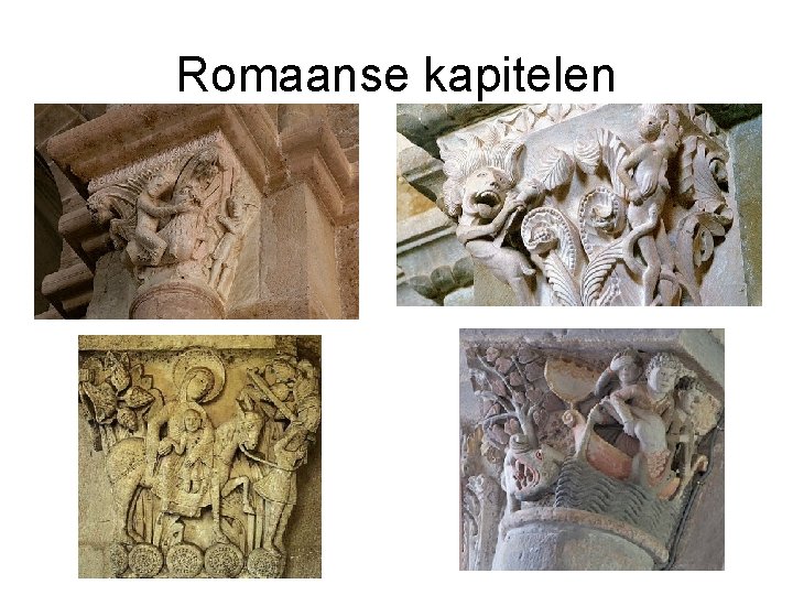 Romaanse kapitelen 