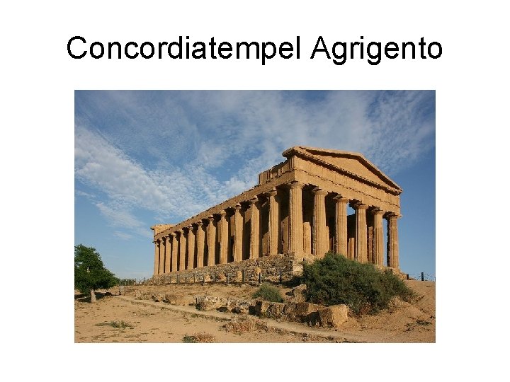 Concordiatempel Agrigento 