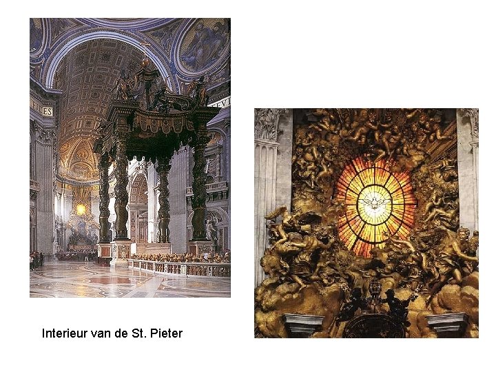 Interieur van de St. Pieter 