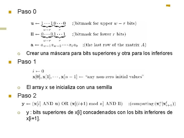 n Paso 0 ¡ n Paso 1 ¡ n Crear una máscara para bits