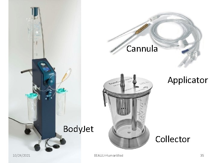 Cannula Applicator Body. Jet 10/24/2021 Collector BEAULI-Human. Med 35 