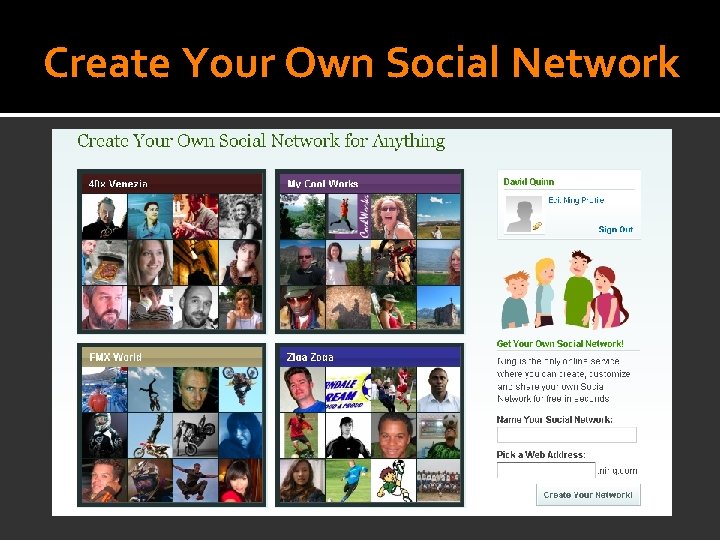 Create Your Own Social Network 