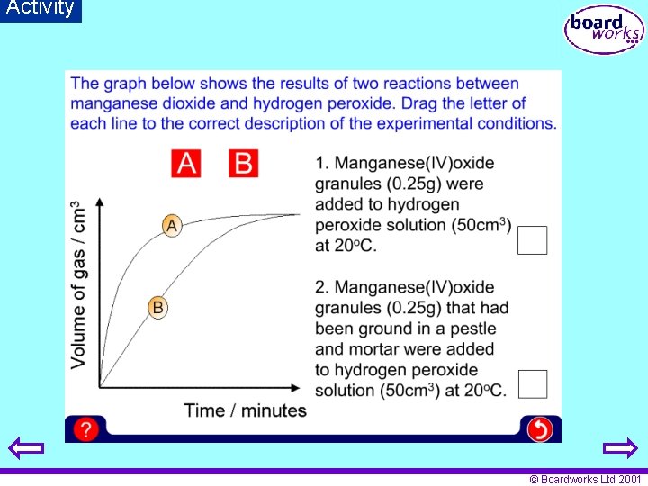 Activity © Boardworks Ltd 2001 