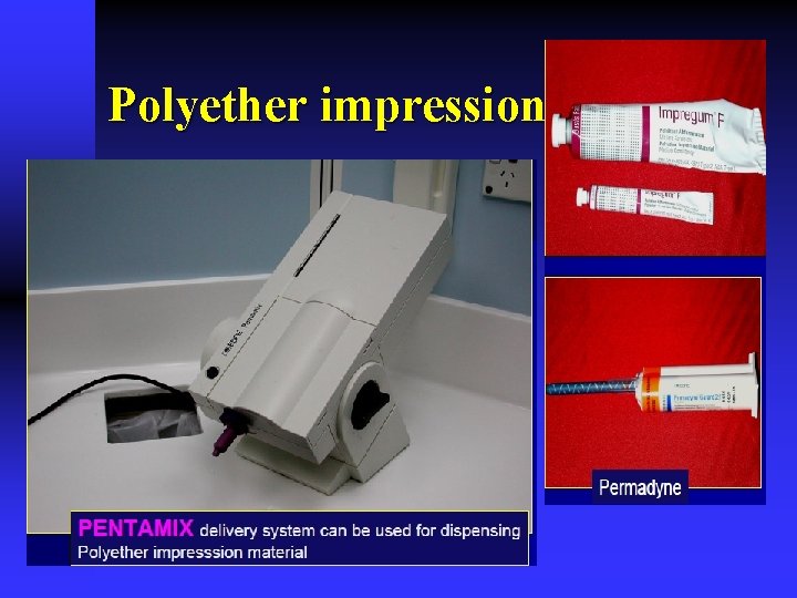 Polyether impression materials 