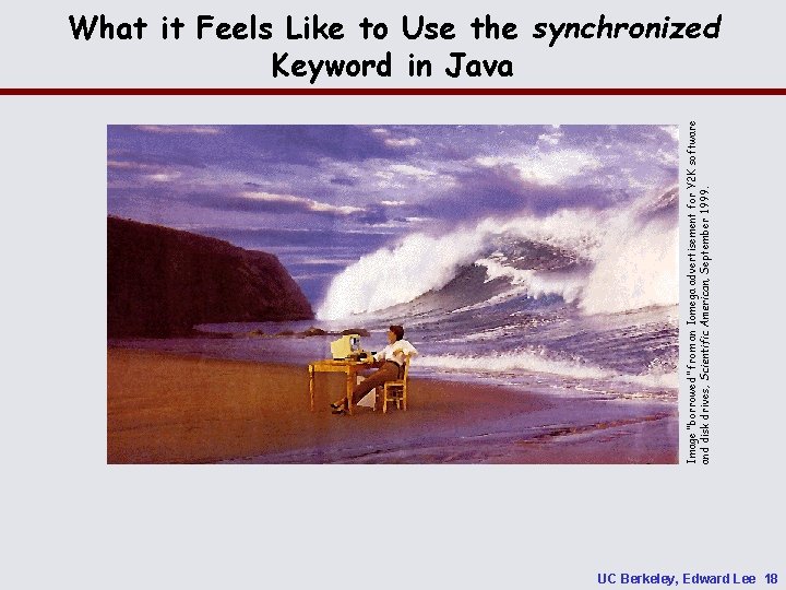 Image “borrowed” from an Iomega advertisement for Y 2 K software and disk drives,