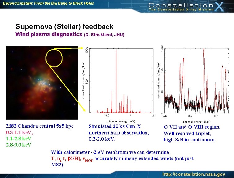 Beyond Einstein: From the Big Bang to Black Holes Supernova (Stellar) feedback Wind plasma