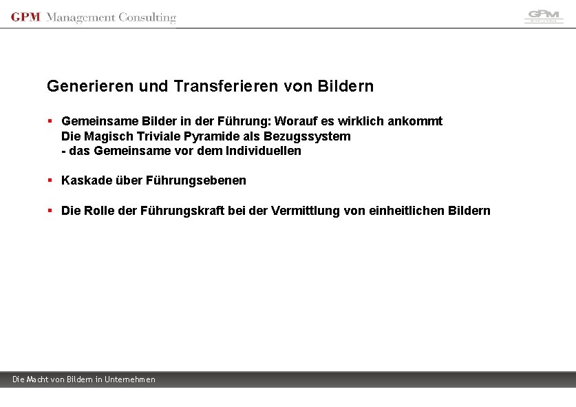 Generieren und Transferieren von Bildern § Gemeinsame Bilder in der Führung: Worauf es wirklich