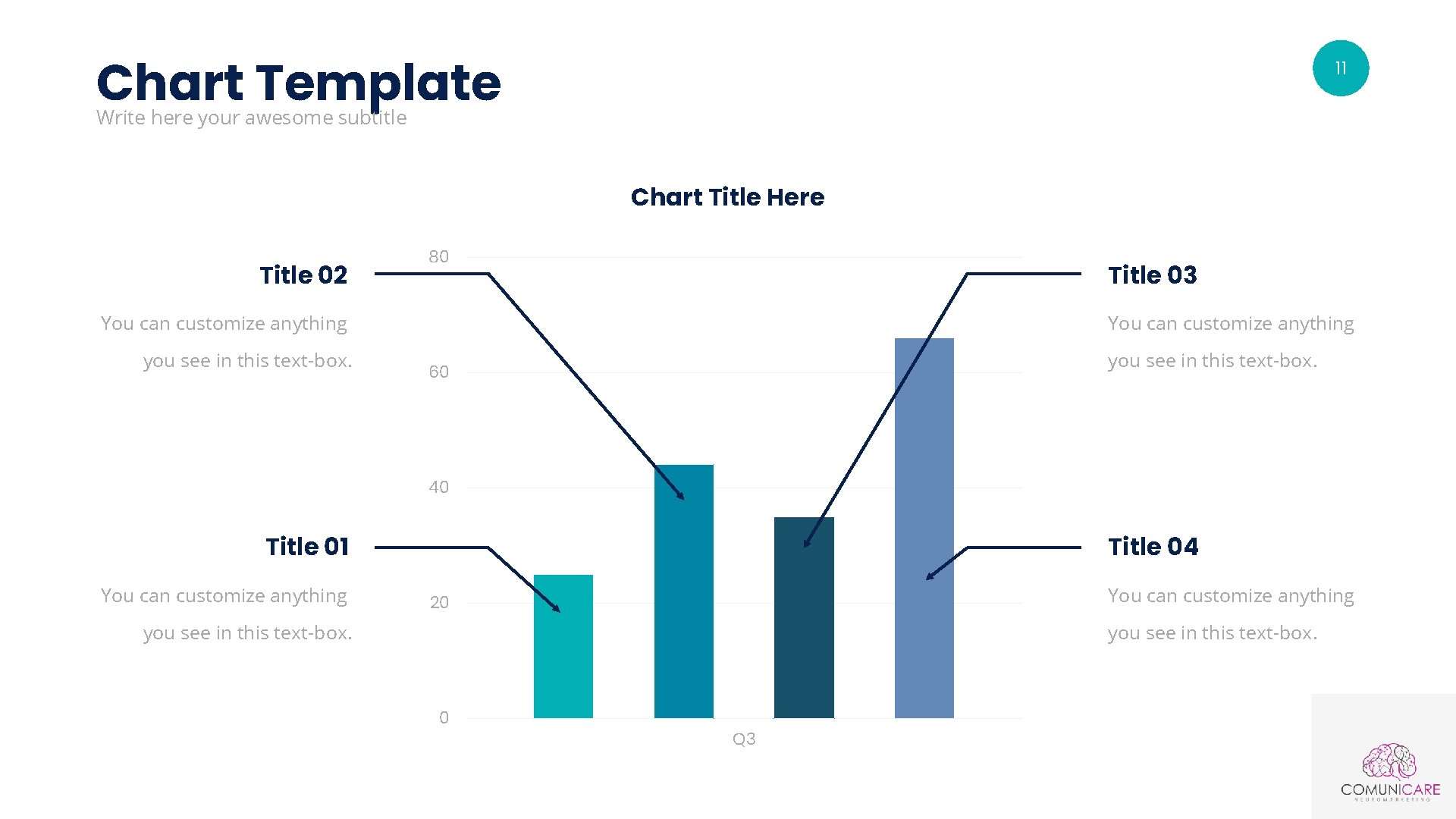 Chart Template 11 Write here your awesome subtitle Chart Title Here Title 02 80