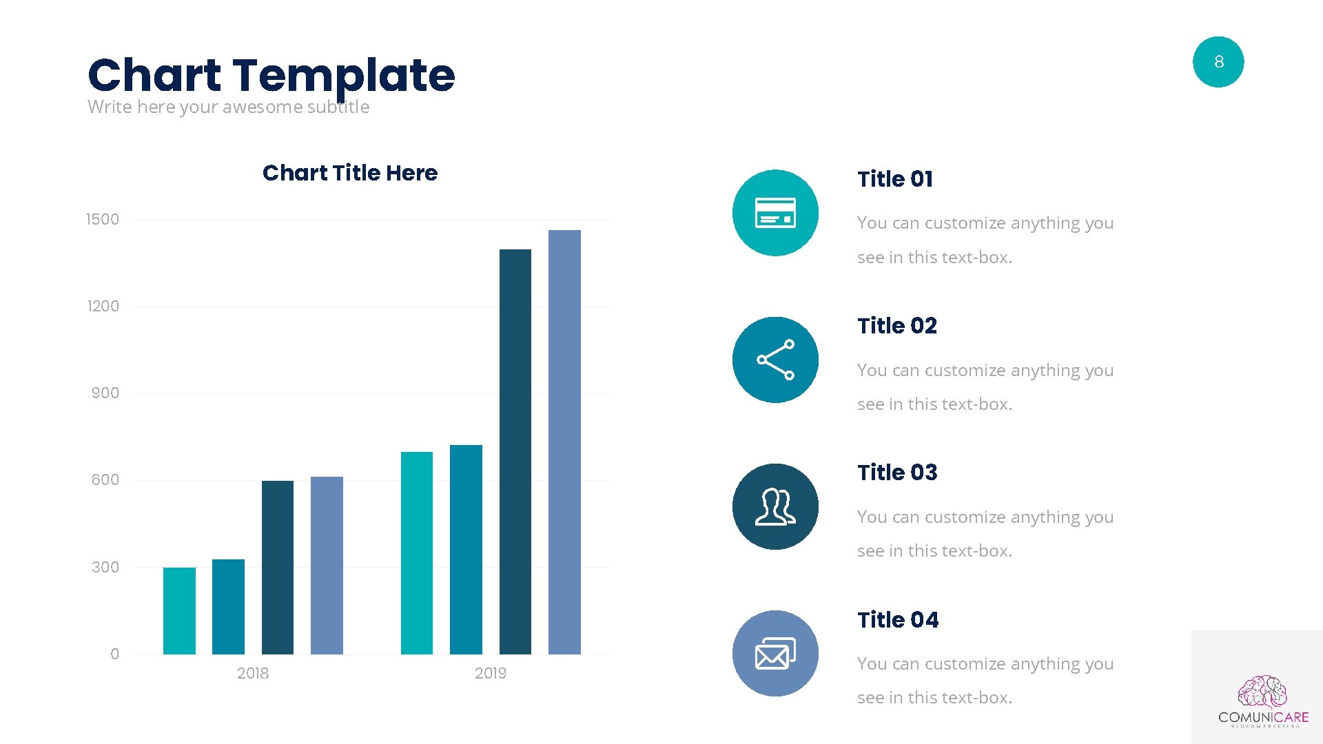 Chart Template 8 Write here your awesome subtitle Chart Title Here Title 01 1500