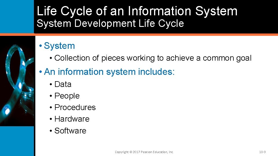 Life Cycle of an Information System Development Life Cycle • System • Collection of