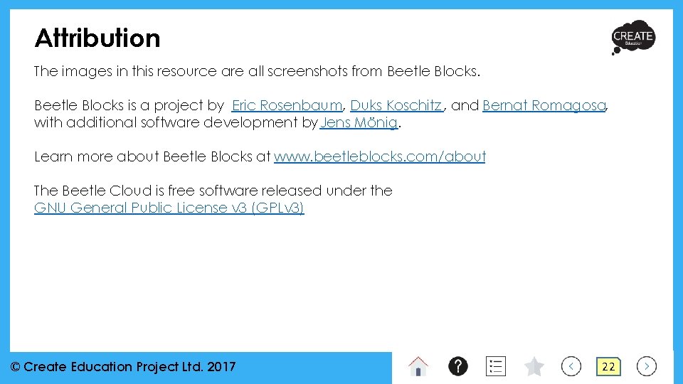Attribution The images in this resource are all screenshots from Beetle Blocks is a Attribution The images in this resource are all screenshots from Beetle Blocks is a
