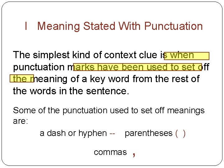 Reading For Context Clues And Vocabulary Growth Mastering
