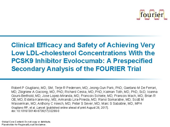 Clinical Efficacy and Safety of Achieving Very Low LDL-cholesterol Concentrations With the PCSK 9