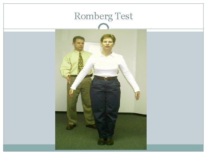 Romberg Test 