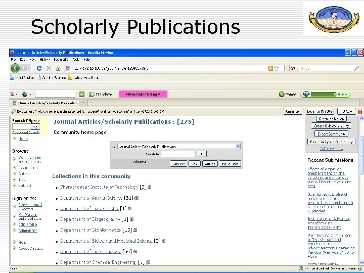 Scholarly Publications 