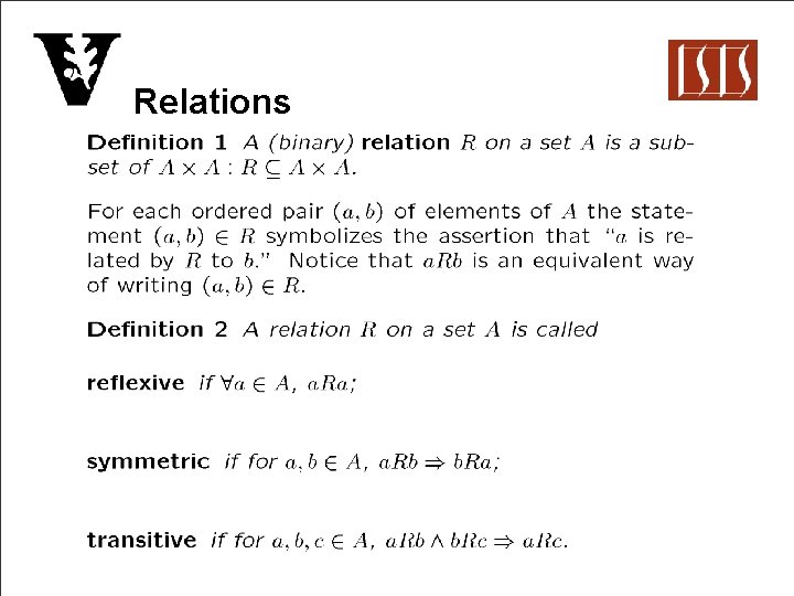 Relations 