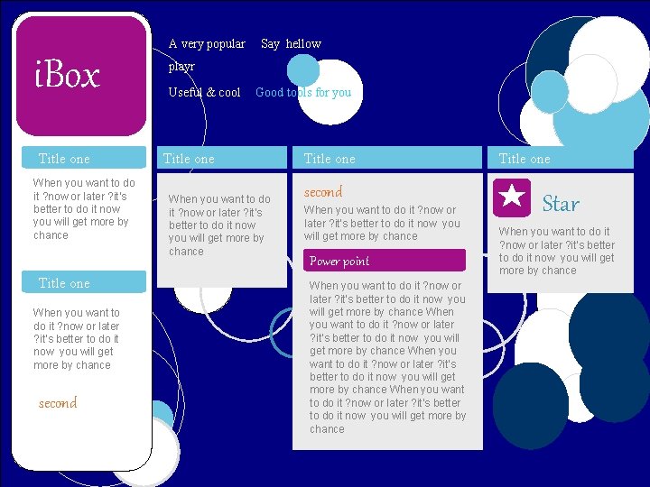 A very popular i. Box Title one When you want to do it ?