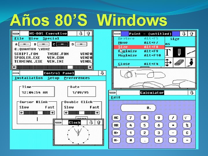 Años 80’S Windows 