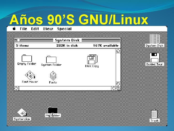 Años 90’S GNU/Linux 