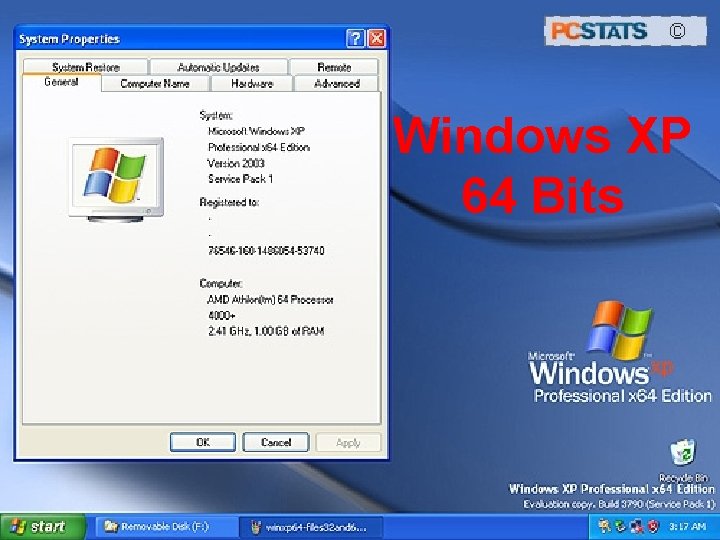 Windows XP 64 Bits 