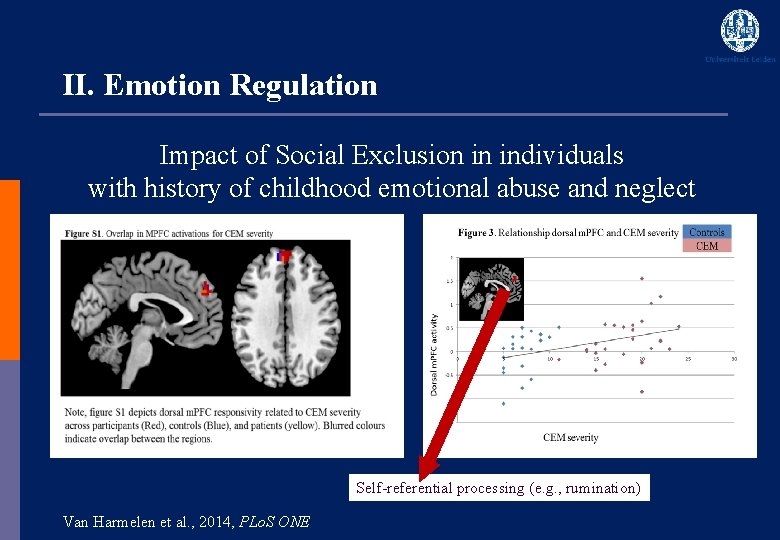 II. Emotion Regulation Impact of Social Exclusion in individuals with history of childhood emotional