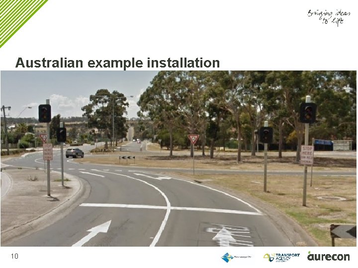 Australian example installation 10 