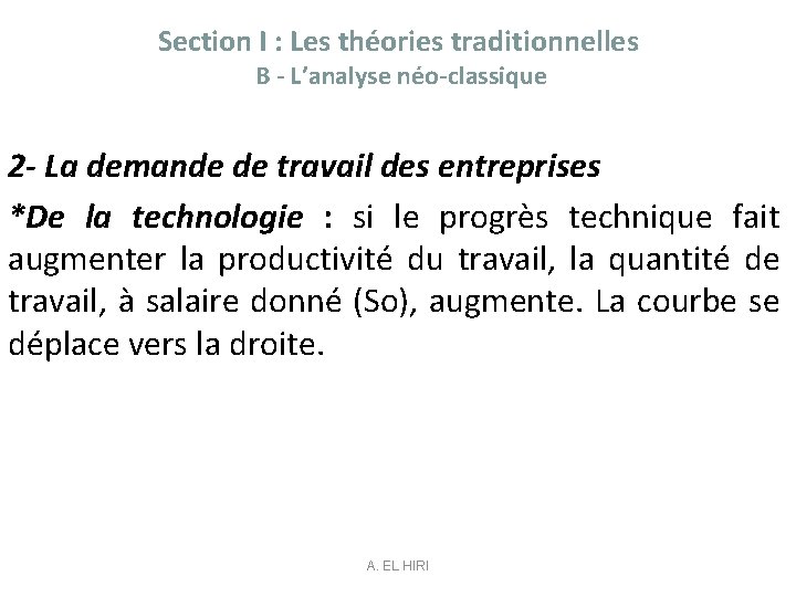 Section I : Les théories traditionnelles B - L’analyse néo-classique 2 - La demande