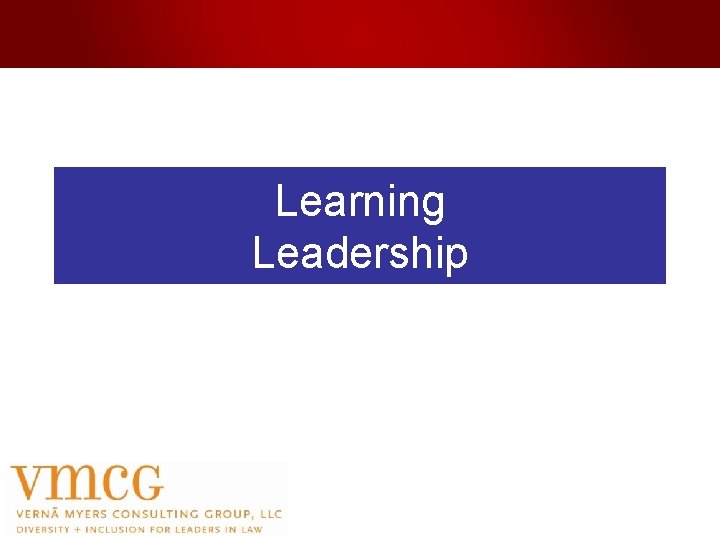 Learning Leadership 