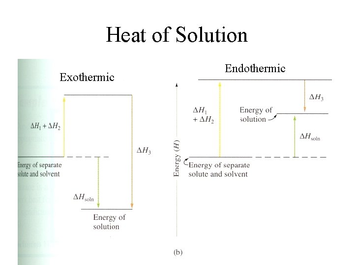 Heat of Solution Exothermic Endothermic 
