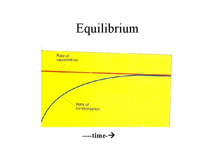 Equilibrium ----time- 